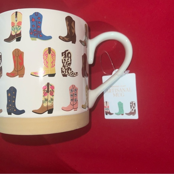 Handmade Ceramic, Coffee Mug, Cowboy, Cowgirl Boots Mug, Western Graphic… - Picture 5 of 11